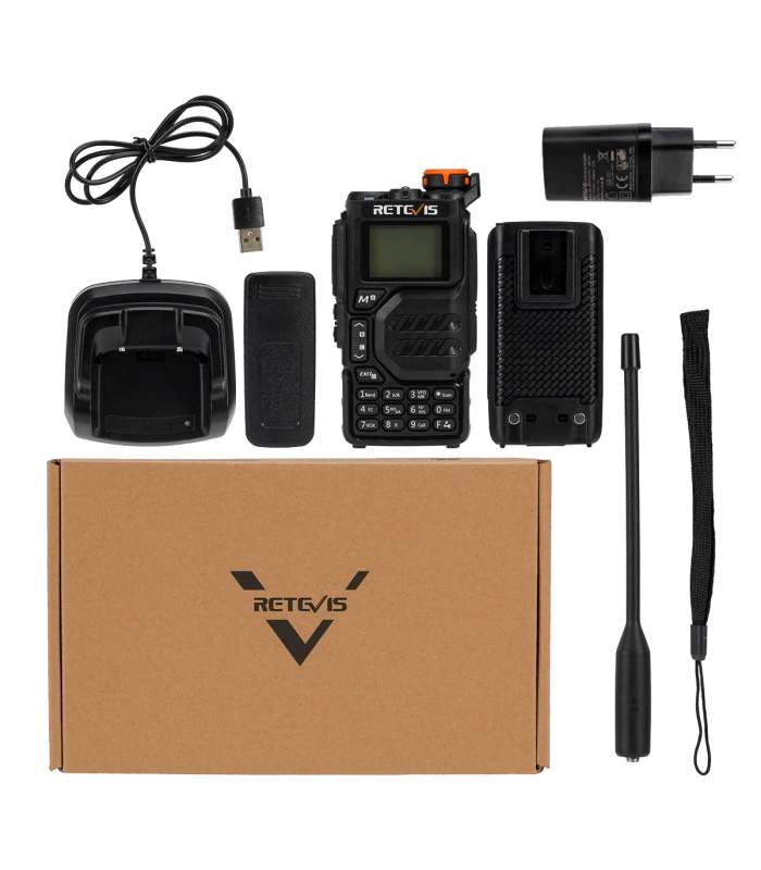 ΠΟΜΠΟΔΕΚΤΗΣ RETEVIS RA79, VHF/UHF, 5W, Aviation Band (EU Ver.)