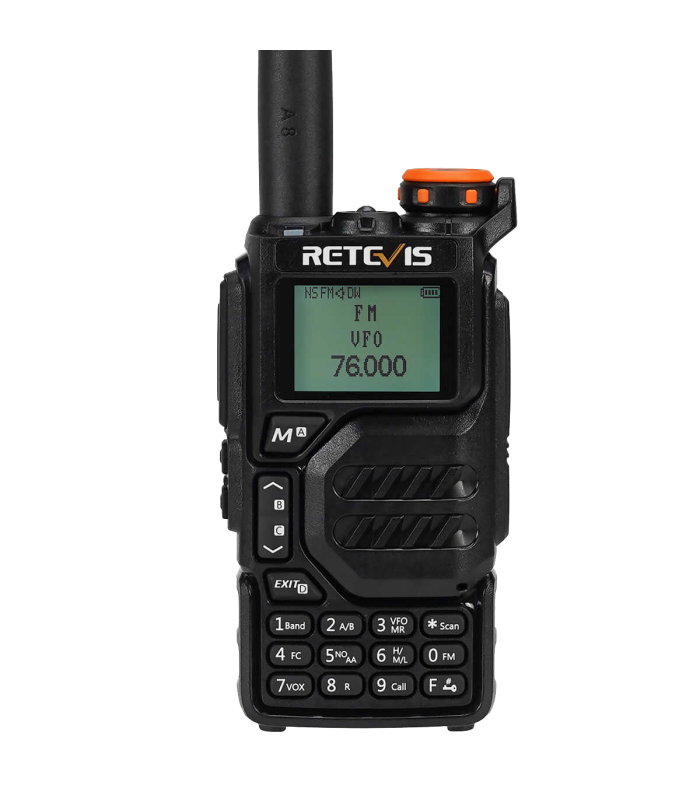 ΠΟΜΠΟΔΕΚΤΗΣ RETEVIS RA79, VHF/UHF, 5W, Aviation Band (EU Ver.)