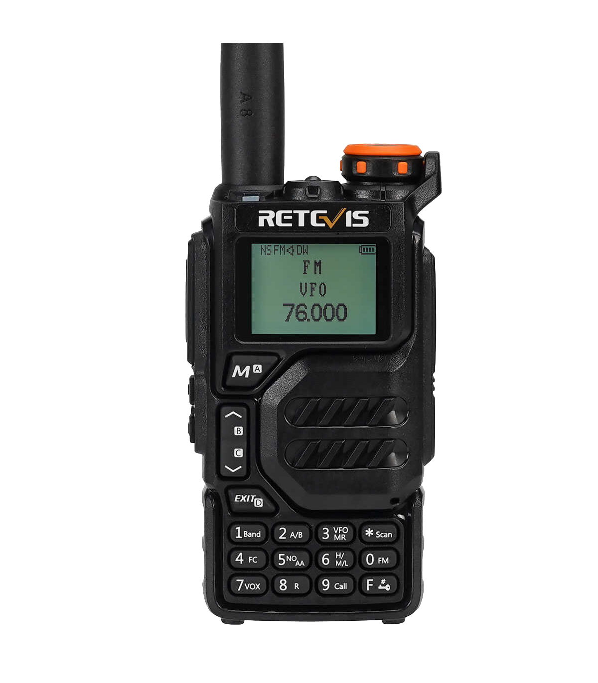ΠΟΜΠΟΔΕΚΤΗΣ RETEVIS RA79, VHF/UHF, 5W, Aviation Band (EU Ver.)