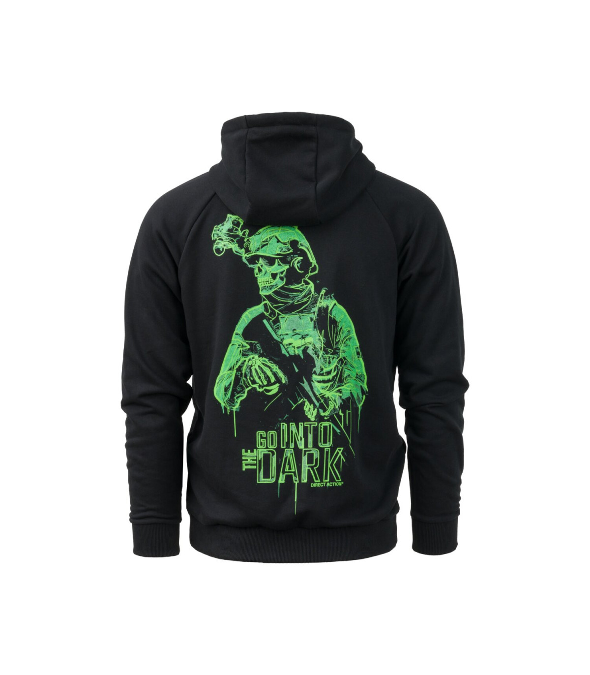 Direct Action Into The Dark Hoodie | Sabotage Oddal