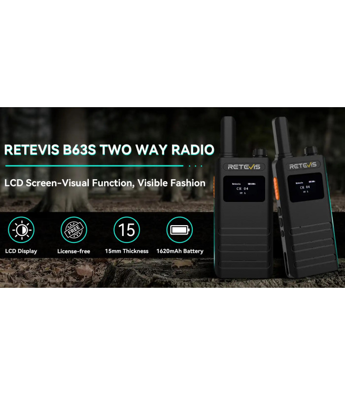 ΠΟΜΠΟΔΕΚΤΗΣ RETEVIS B63S, PMR16