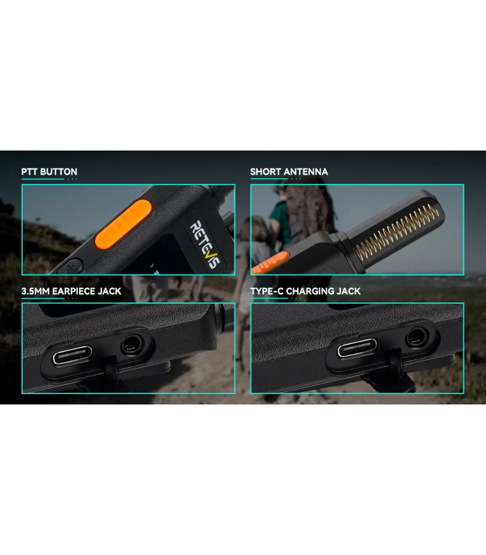 ΠΟΜΠΟΔΕΚΤΗΣ RETEVIS B63S, PMR16