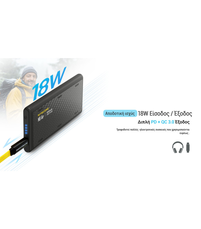 POWER BANK NITECORE NBair, 5000ma