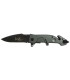 Fox Outdoor Jack Knife One-Handed Metal Handle | Sabotage Oddal