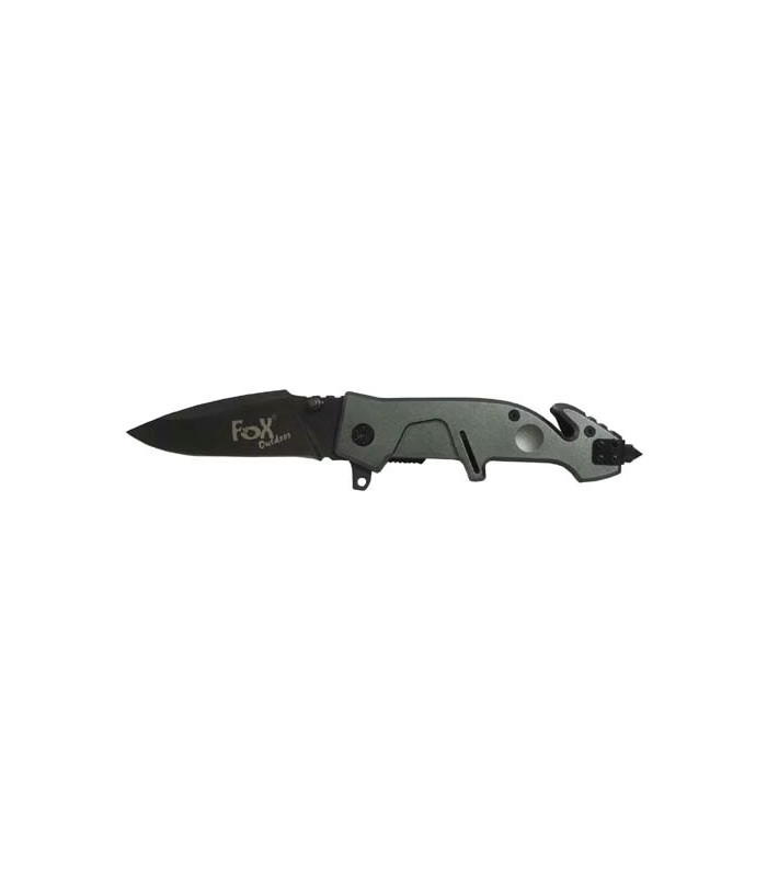 Fox Outdoor Jack Knife One-Handed Metal Handle | Sabotage Oddal