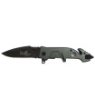 FOX OUTDOOR JACK KNIFE ONE-HANDED METAL HANDLE