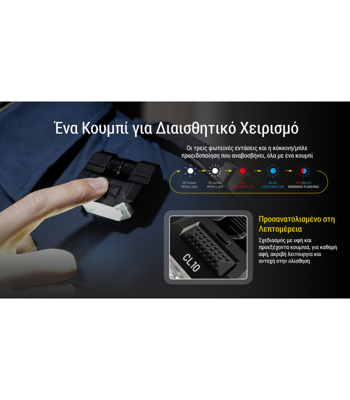 ΦΑΚΟΣ LED NITECORE CL10 Multipurpose 45Lumens