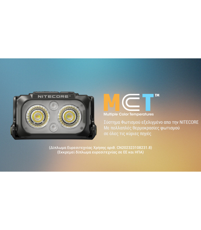 ΦΑΚΟΣ LED NITECORE HEADLAMP NU25 MCT