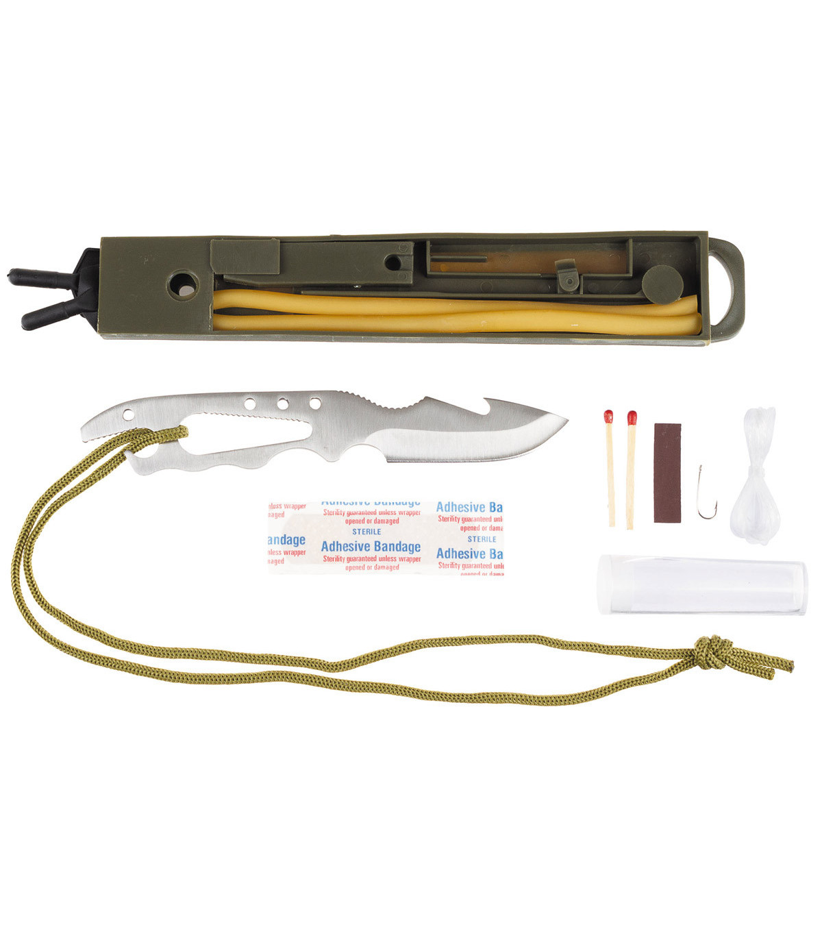 MFH Survival Knife Jungle II Aluminium handle and Accessories | Sabotage Oddal