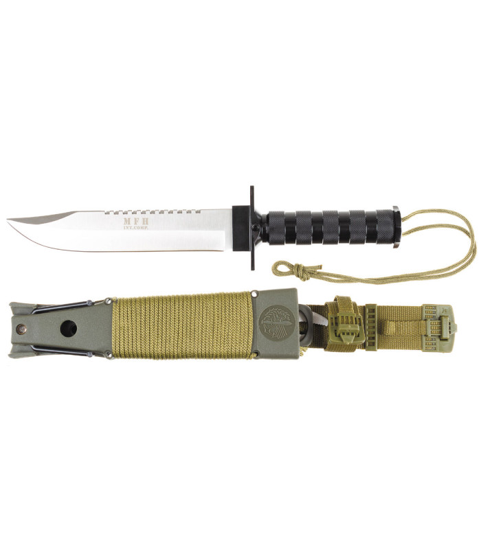 MFH Survival Knife Jungle II Aluminium handle and Accessories | Sabotage Oddal