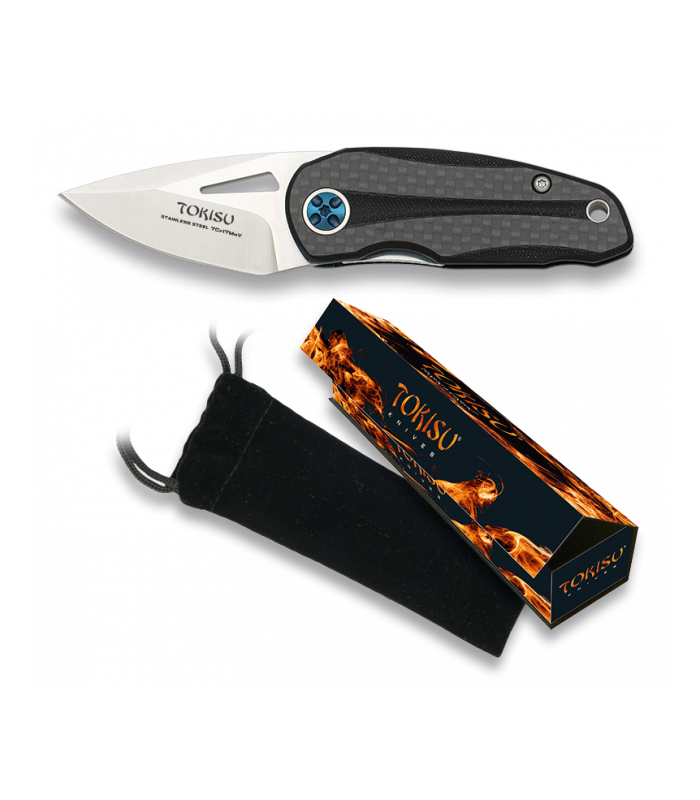 Σουγιάς Tokisu pocket knife. Carbon, Bearings, CNC, 18684