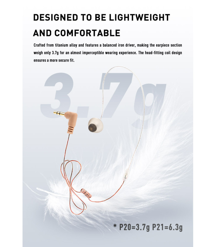 Ακουστικό-Μικρόφωνο EARMOR P21, Kenwood