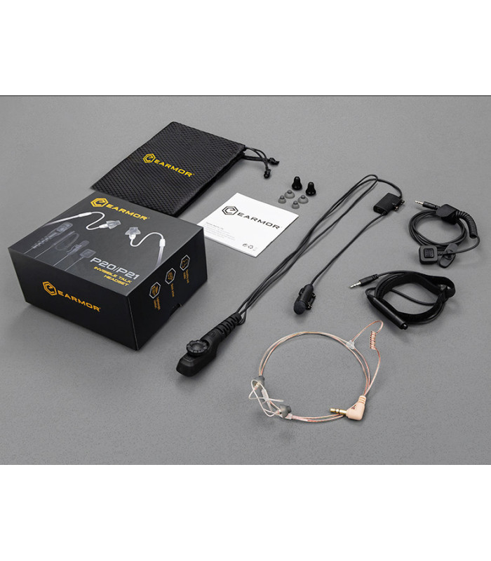 Ακουστικό-Μικρόφωνο EARMOR P21, Kenwood