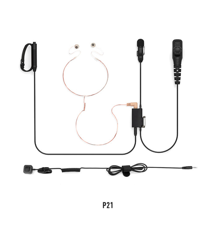 Ακουστικό-Μικρόφωνο EARMOR P21, Kenwood