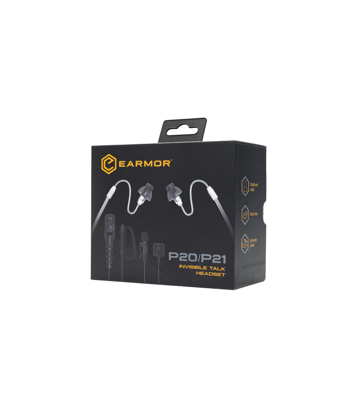 Ακουστικό-Μικρόφωνο EARMOR P20, Δεξί, Kenwood