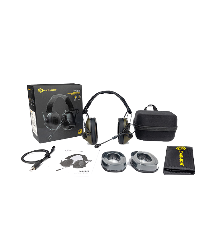 Ωτοασπίδες - Ακουστικά Επικοινωνίας EARMOR M33, MILPRO, FG