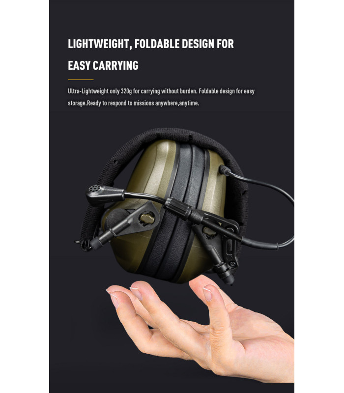 Ωτοασπίδες - Ακουστικά Επικοινωνίας EARMOR M33, MILPRO, FG