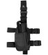 MFH Pistol Leg Holster Adjustable Right Black | Sabotage Oddal