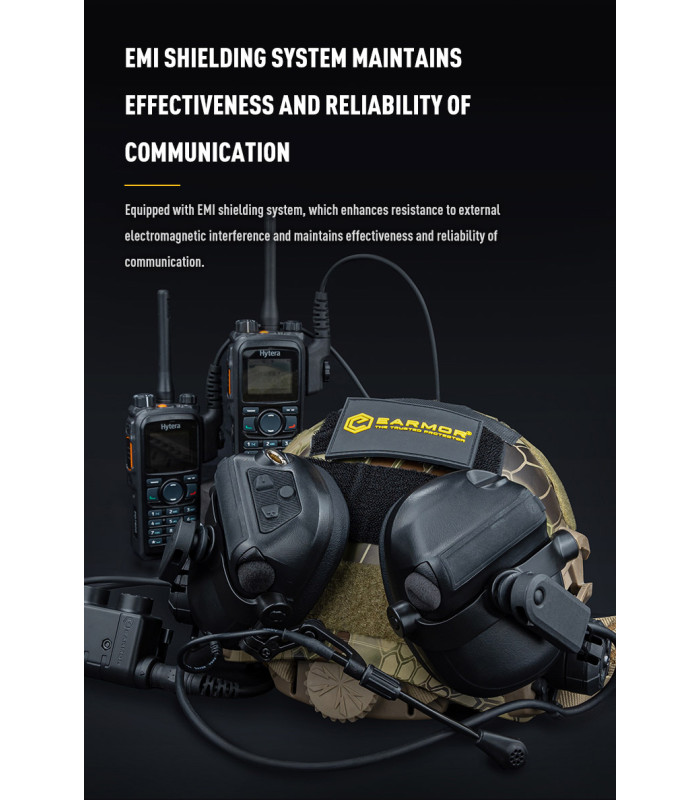 Ωτοασπίδες - Ακουστικά Επικοινωνίας EARMOR M33, MILPRO, FG