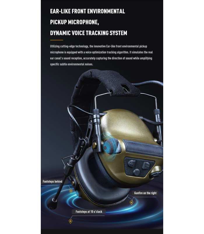 Ωτοασπίδες - Ακουστικά Επικοινωνίας EARMOR M33, MILPRO, FG
