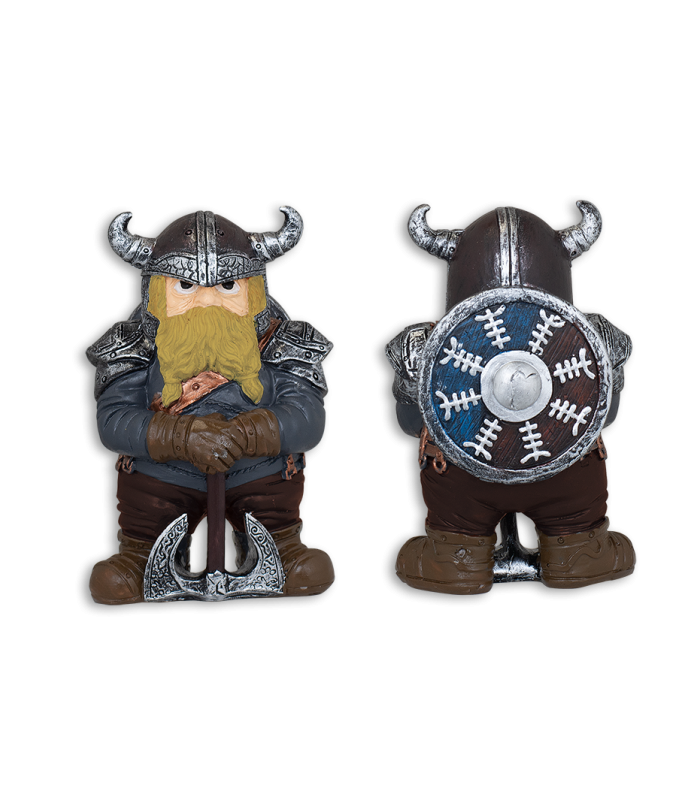 ΦΙΓΟΥΡΑ ΔΙΑΚΟΣΜΗΤΙΚΗ Tole10 "MGT" DOUBLE AXE Viking figurine 10.5cm, 39645