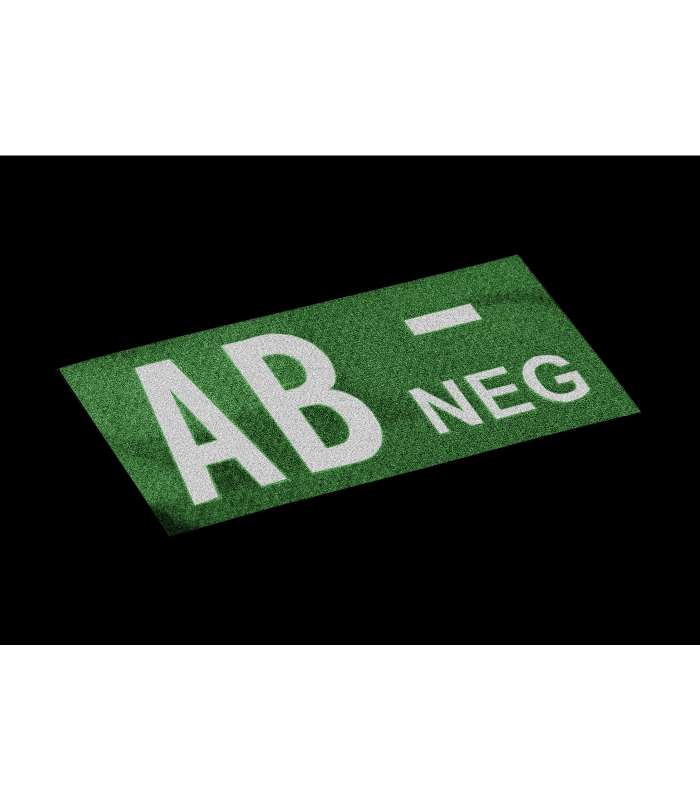 CLAWGEAR AB NEG(-) IR BLOOD TYPE PATCH