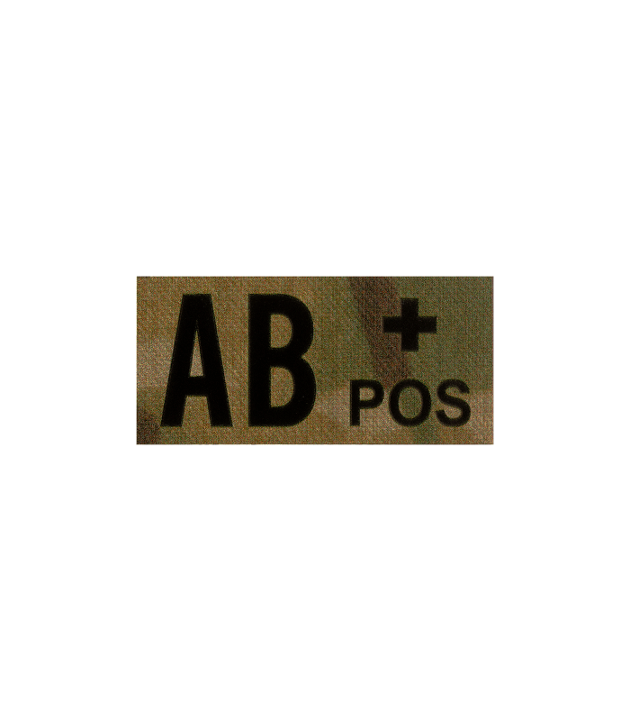 CLAWGEAR AB POS(+) IR BLOOD TYPE PATCH