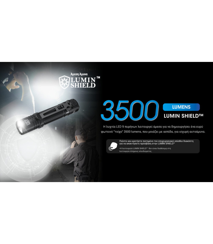 ΦΑΚΟΣ LED NITECORE EDC31, 3500Lumens, UHi LED