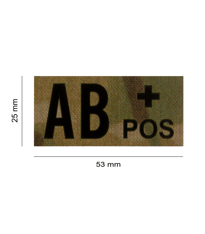 CLAWGEAR AB POS(+) IR BLOOD TYPE PATCH