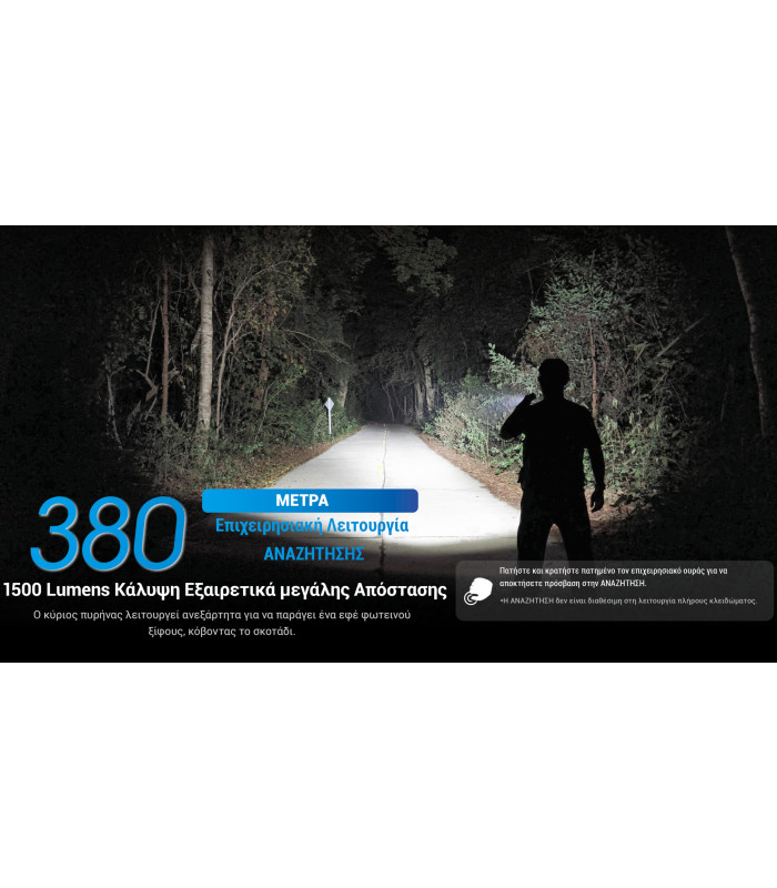 ΦΑΚΟΣ LED NITECORE EDC31, 3500Lumens, UHi LED