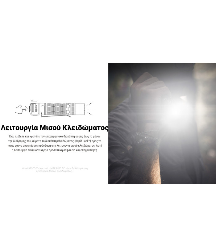 ΦΑΚΟΣ LED NITECORE EDC31, 3500Lumens, UHi LED