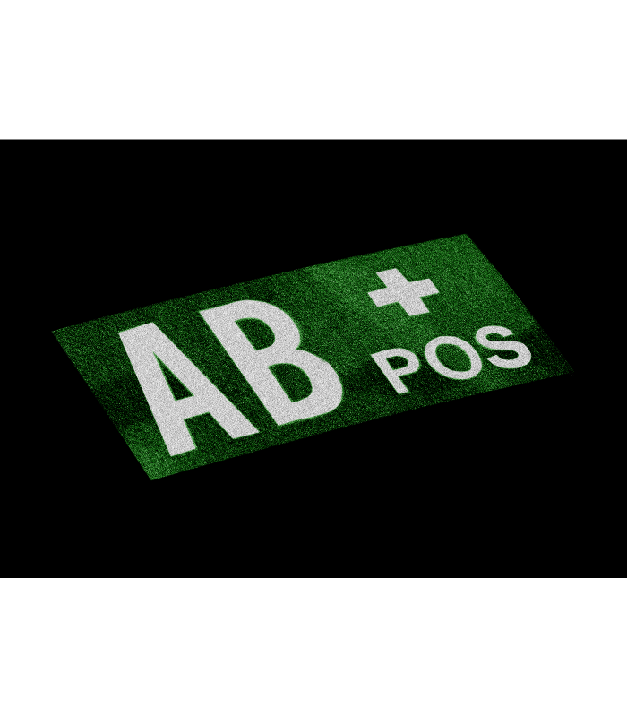 CLAWGEAR AB POS(+) IR BLOOD TYPE PATCH
