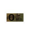 CLAWGEAR 0 NEG(-) IR BLOOD TYPE PATCH