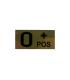 CLAWGEAR 0 POS(+) IR BLOOD TYPE PATCH