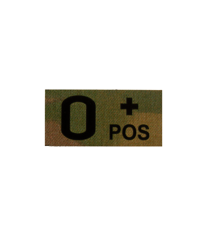 CLAWGEAR 0 POS(+) IR BLOOD TYPE PATCH