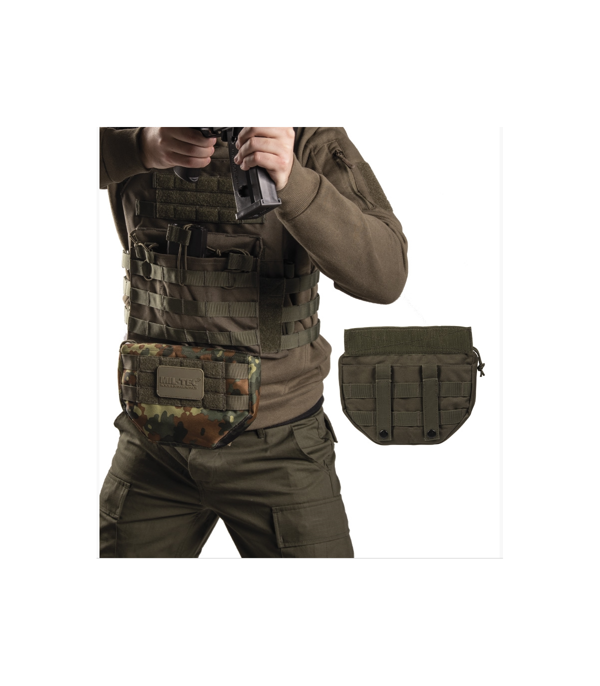 Θήκη Γενικής Χρήσης Miltec Drop Down Pouch MOLLE | Sabotage Oddal