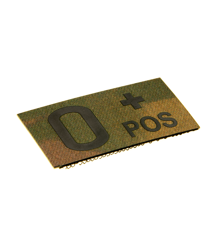 CLAWGEAR 0 POS(+) IR BLOOD TYPE PATCH