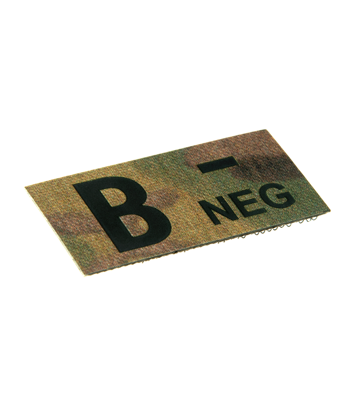 CLAWGEAR B NEG(-) IR BLOOD TYPE PATCH