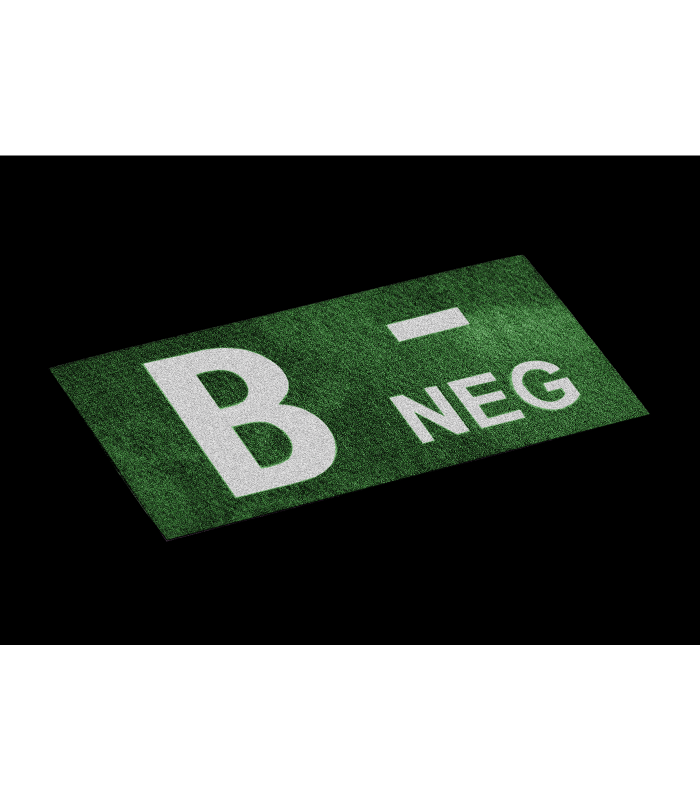 CLAWGEAR B NEG(-) IR BLOOD TYPE PATCH