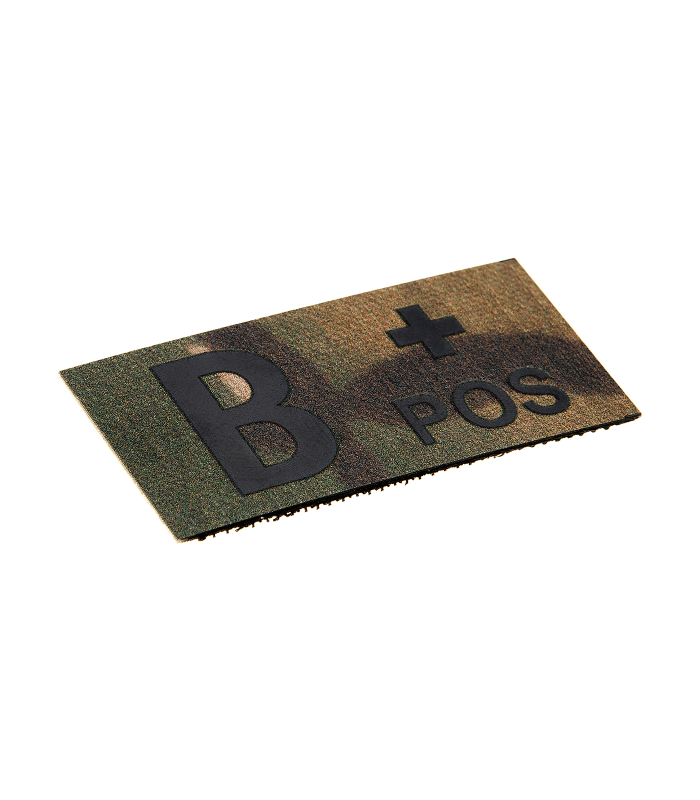 CLAWGEAR B POS(+) IR BLOOD TYPE PATCH MULTICAM