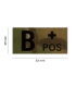 CLAWGEAR B POS(+) IR BLOOD TYPE PATCH MULTICAM