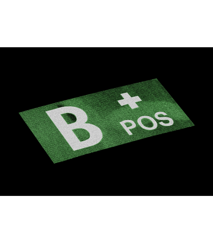 CLAWGEAR B POS(+) IR BLOOD TYPE PATCH MULTICAM