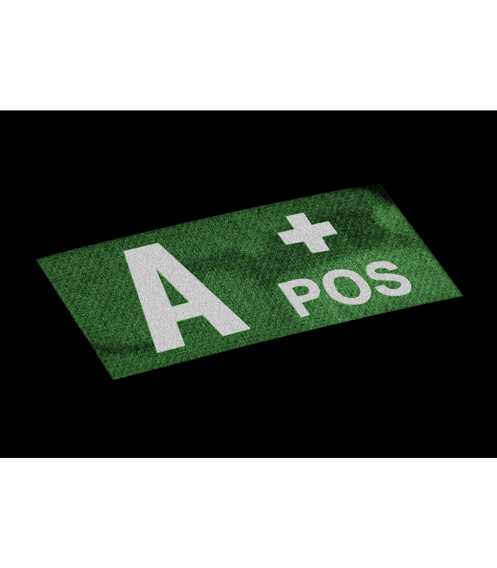 CLAWGEAR A POS(+) IR BLOOD TYPE PATCH