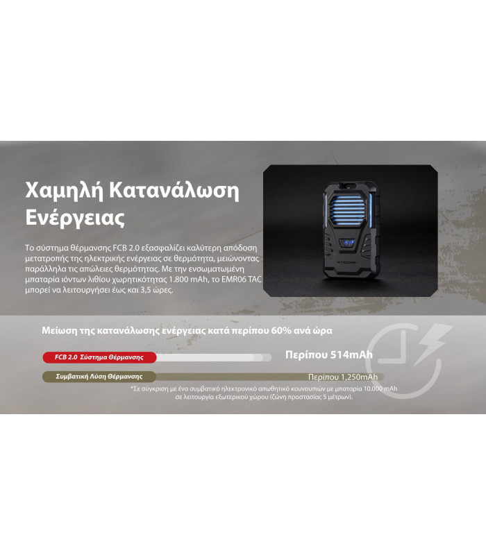 ΑΠΩΘΗΤΗΣ ΕΝΤΟΜΩΝ NITECORE EMR06 Tac