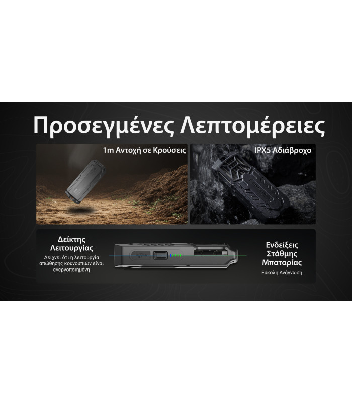 ΑΠΩΘΗΤΗΣ ΕΝΤΟΜΩΝ NITECORE EMR16 + 3xMRM10