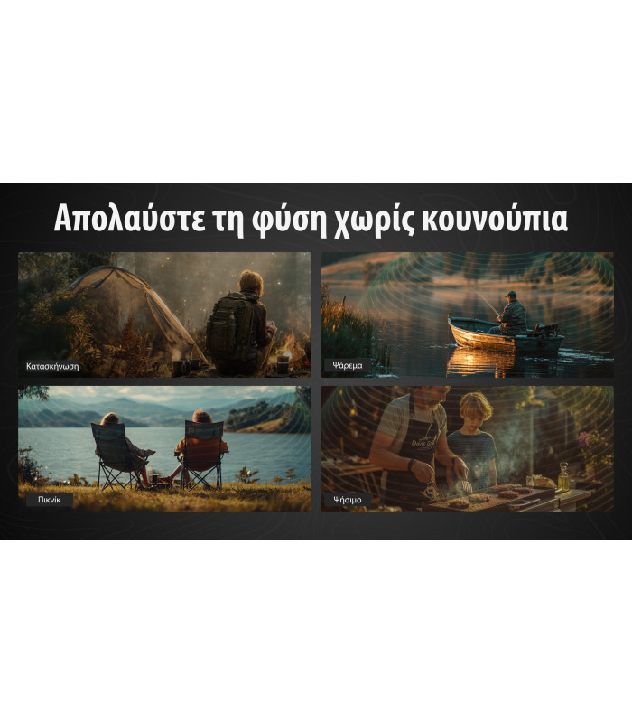 ΑΠΩΘΗΤΗΣ ΕΝΤΟΜΩΝ NITECORE EMR16 + 3xMRM10