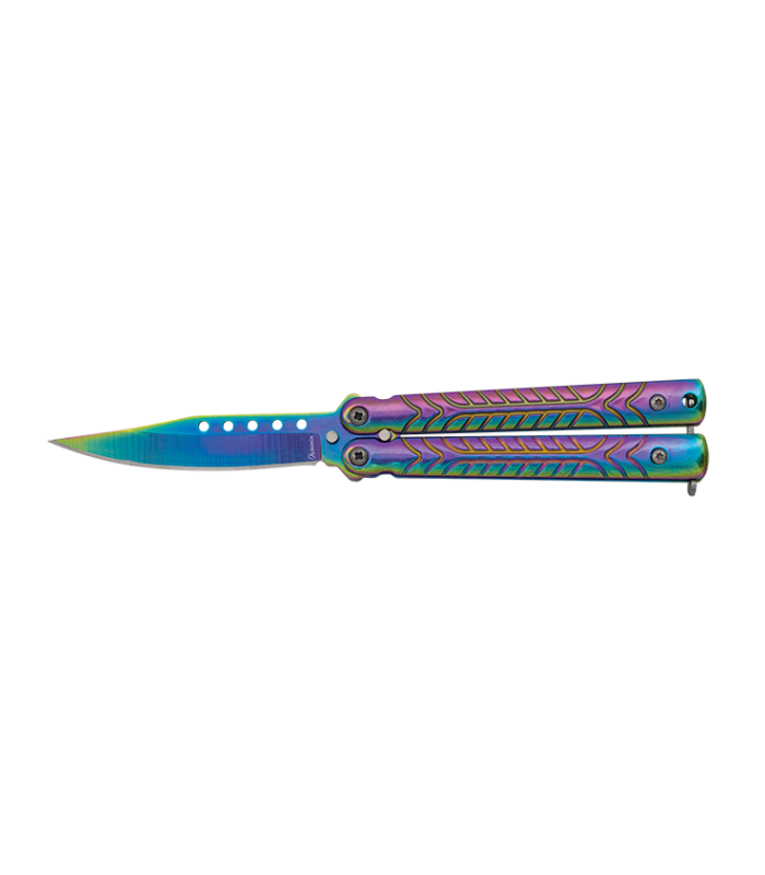ΣΟΥΓΙΑΣ ALBAINOX, BT, balisong. Titane steel. Bl. 7.2, 02276
