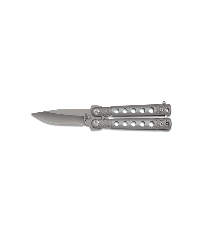 ΣΟΥΓΙΑΣ ALBAINOX, BT, grey mini balisong, 02262