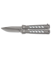 ΣΟΥΓΙΑΣ ALBAINOX, BT, grey mini balisong, 02262