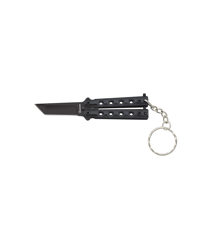 ΣΟΥΓΙΑΣ ALBAINOX, BT, Key-ring balisong. Black. 4 cm, 02247